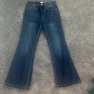 Women's Risen Flared Jeans